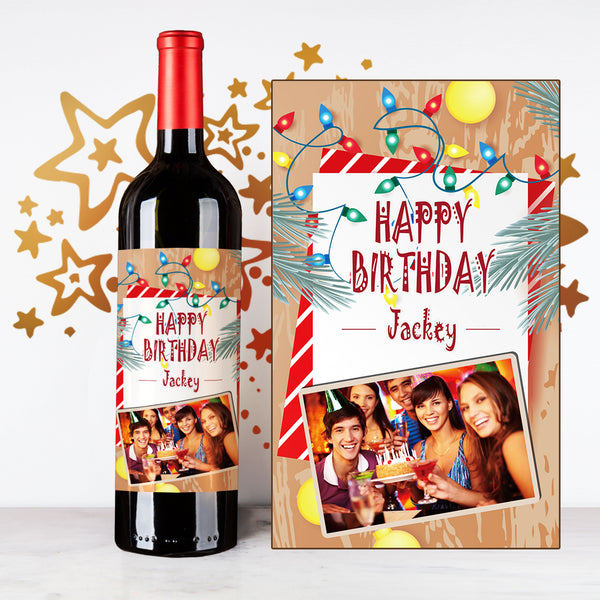Personalize Friendship Happy Birthday Wine | 生日定制酒 - Design Your Own Wine