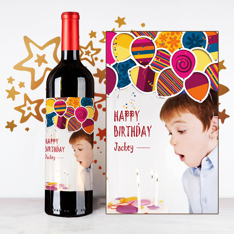 Ballon Happy Birthday Wine | 生日定制酒 - Design Your Own Wine
