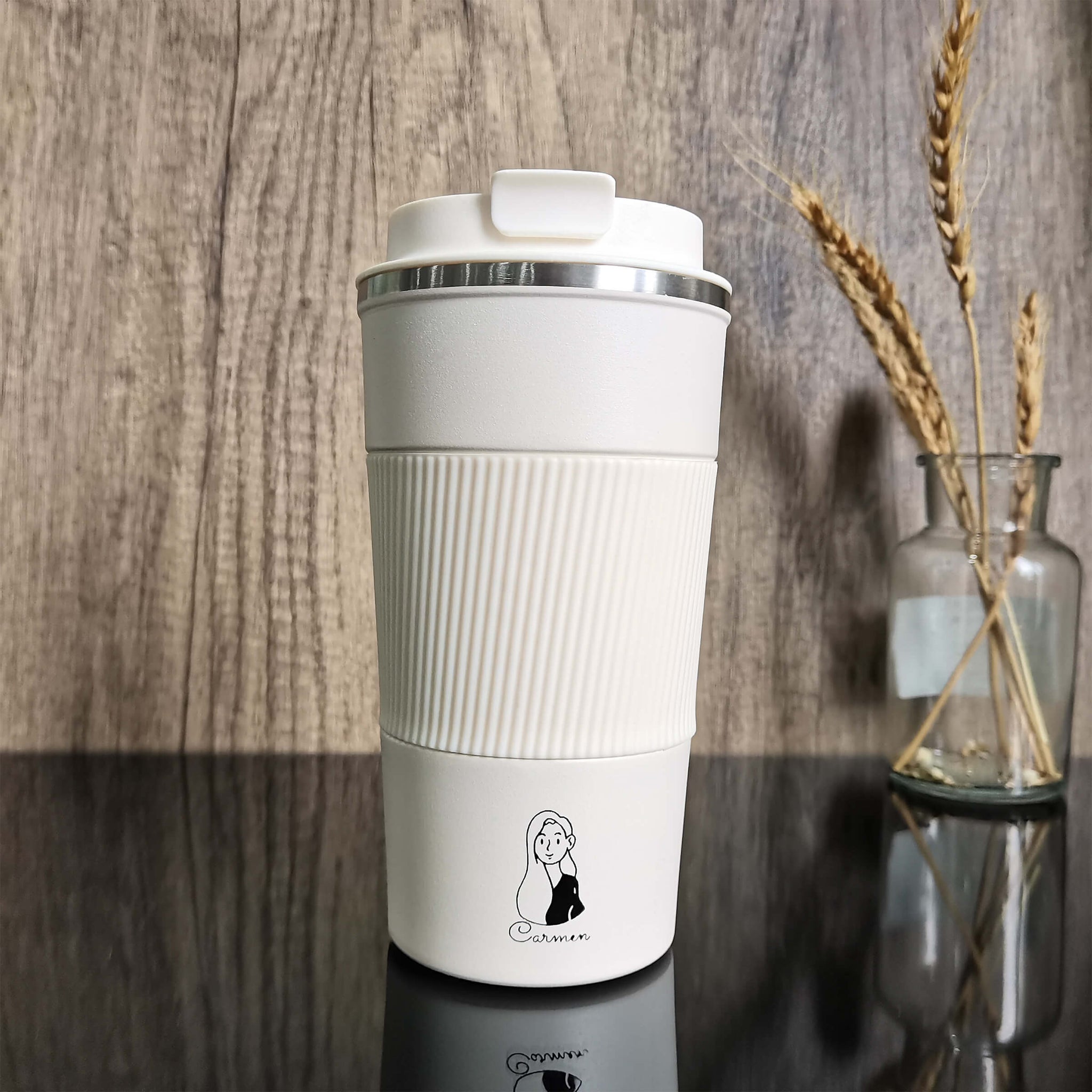 【文字雕刻】咖啡隨行杯（雕刻）生日禮物創意禮物 - Design Your Own Wine