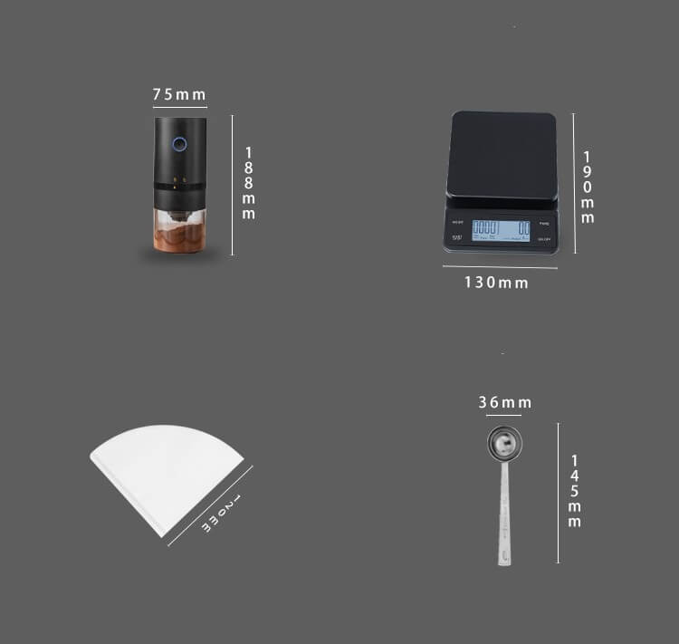 定制雕刻|手沖咖啡壺八件套 禮盒套裝（客製化雕刻禮物） - Design Your Own Wine
