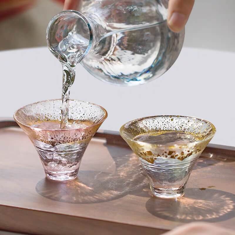 Fuji Mountain Sake Glass|個性化日式富士山清酒對杯（文字雕刻） - Design Your Own Wine