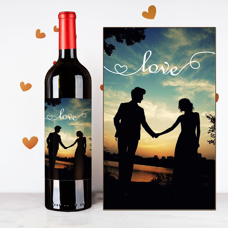 Personalize Love Couples Wine |  情侶定制酒 - Design Your Own Wine