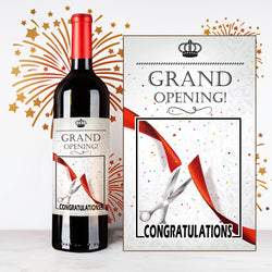 Beautiful Grand Opening Wine | Customize Name Wine Label | 開張定制酒 - Design Your Own Wine