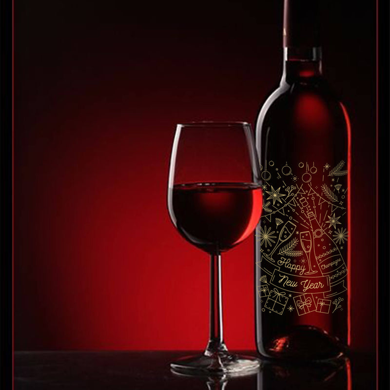新年禮物|訂製紅酒套裝 交換禮物 客製化紅酒客製化（文字雕刻） - Design Your Own Wine