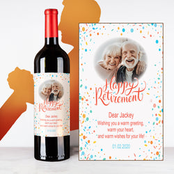 Personalize Dotty Retirement Wine | 退休定制酒 - Design Your Own Wine