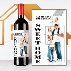 Personalize Sweet Home House Warming Wine |  慶祝新居定制酒 - Design Your Own Wine