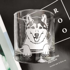 Me And My Pet|定制個性化寵物小狗威士忌杯（雕刻） - Design Your Own Wine