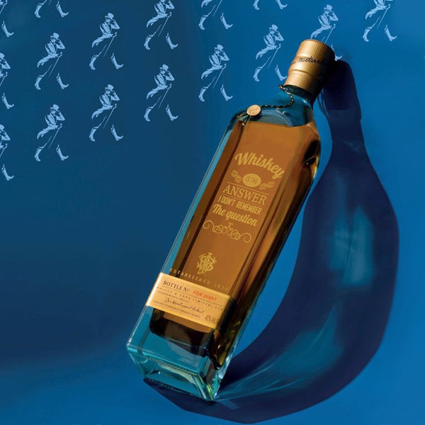 Johnnie Walker Blue Label with Engraving |尊尼獲加藍標（文字雕刻）客製化禮物 - Design Your Own Wine