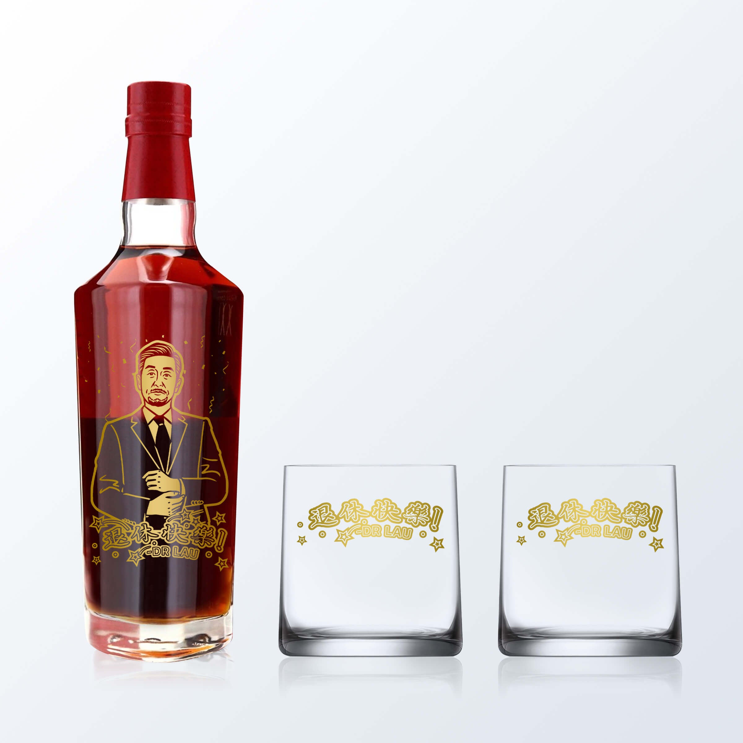 【原裝禮盒】Glenfiddich 22 （人像雕刻）雕刻禮物客製化禮物 送親友 - Design Your Own Wine