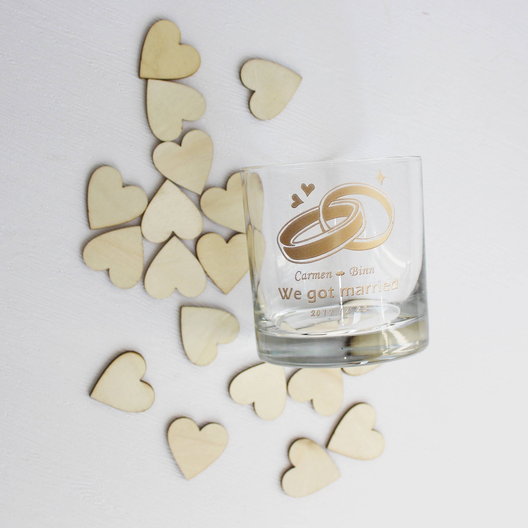 文字雕刻|客製化威士忌對杯 結婚禮物慶祝新婚禮物套裝 - Design Your Own Wine