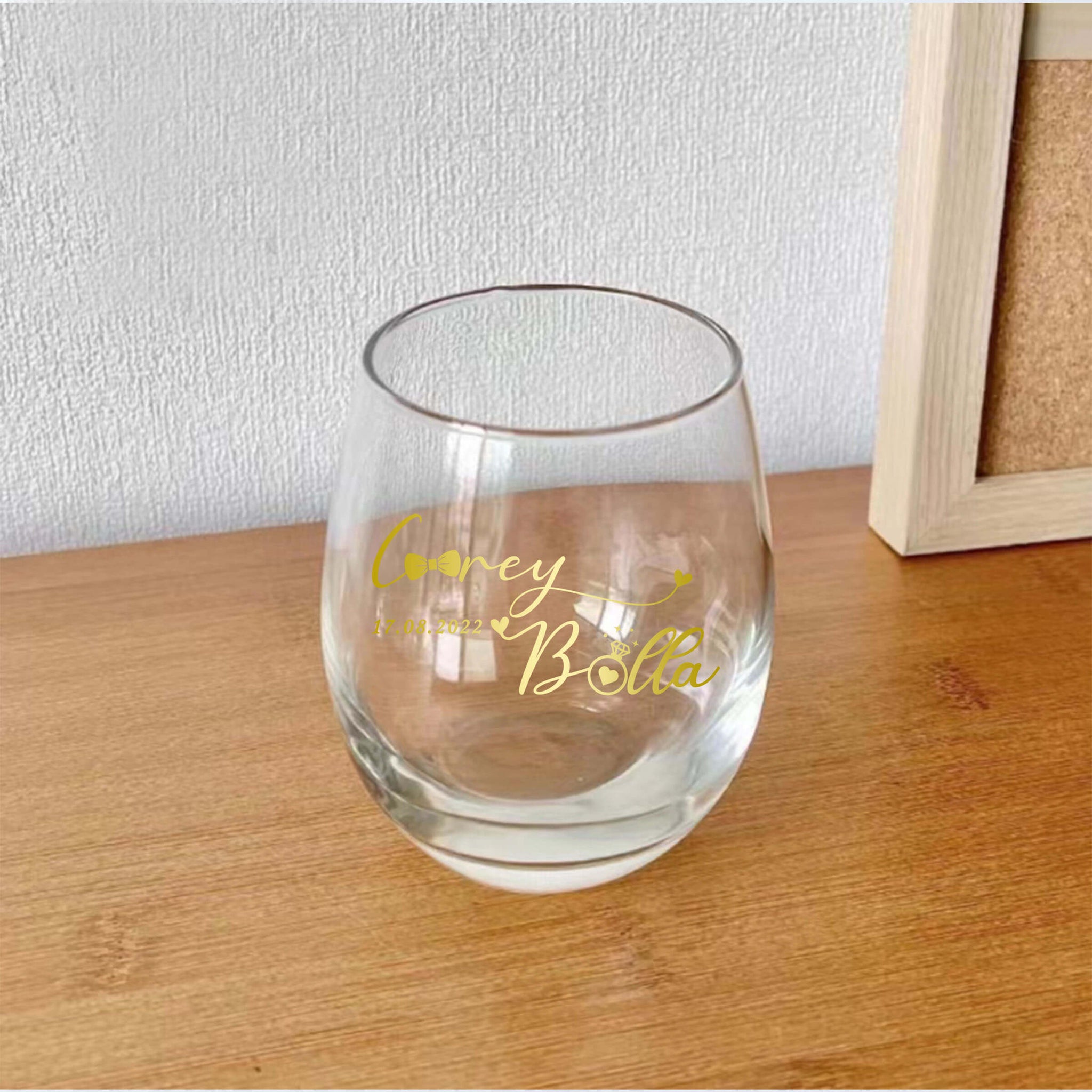 客製化雕刻|創意定制威士忌杯對杯 送新人新婚禮物慶祝結婚 - Design Your Own Wine