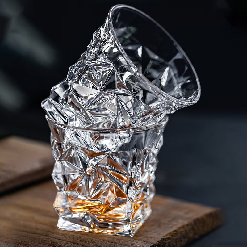 文字雕刻|訂製雕刻威士忌對杯 名字雕刻生日禮物（客製化）冰河杯禮物 - Design Your Own Wine