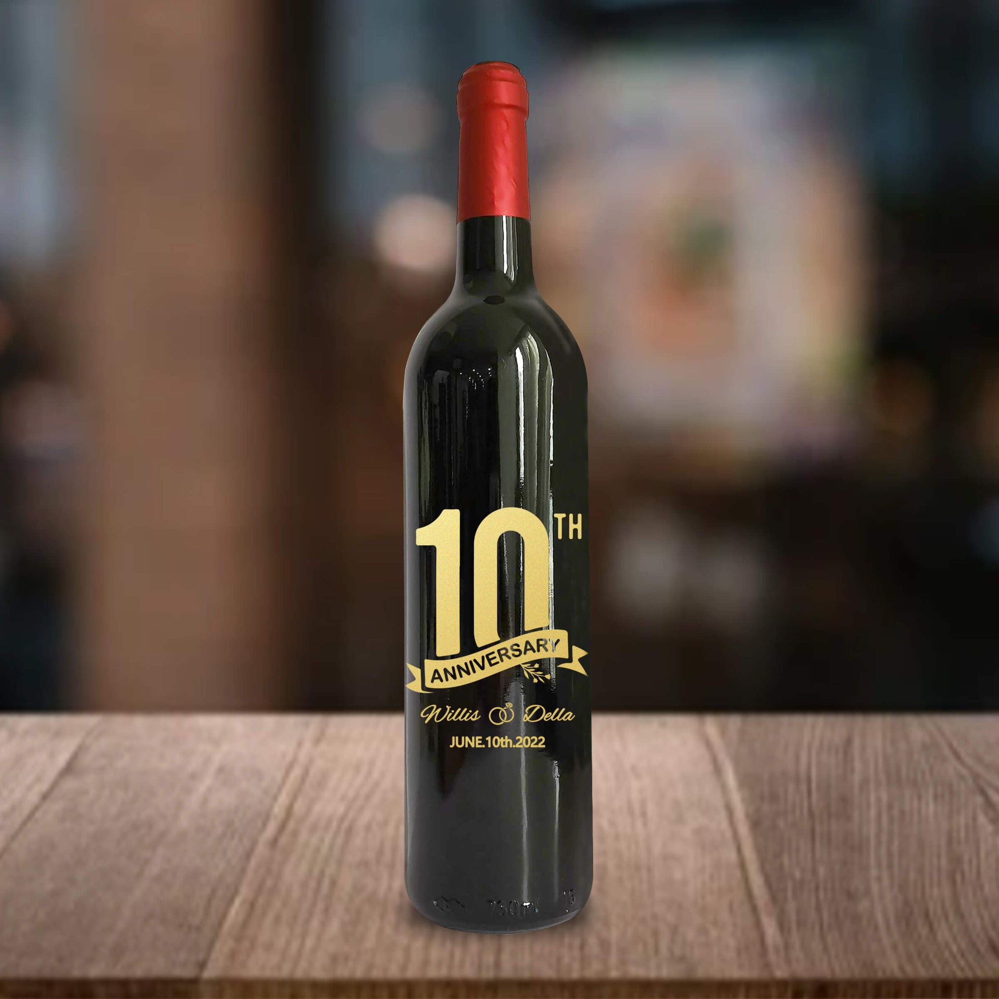 週年禮物|訂製紅酒禮物 單支 客製化禮物（文字雕刻） - Design Your Own Wine