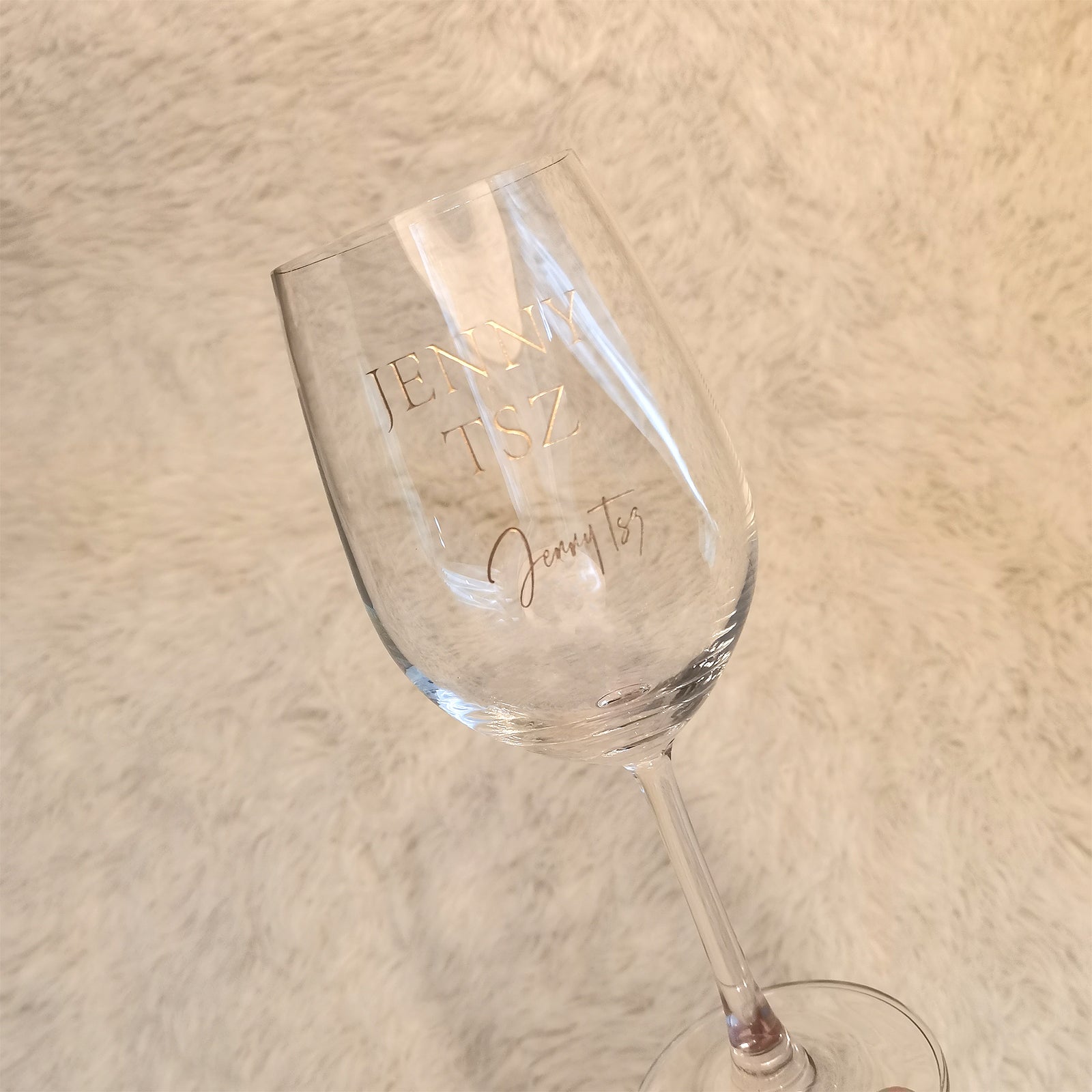 Personalised Large Wine Glass – Any Name Engraved – Easy Day / Rough Day – UK Made Gift-571582